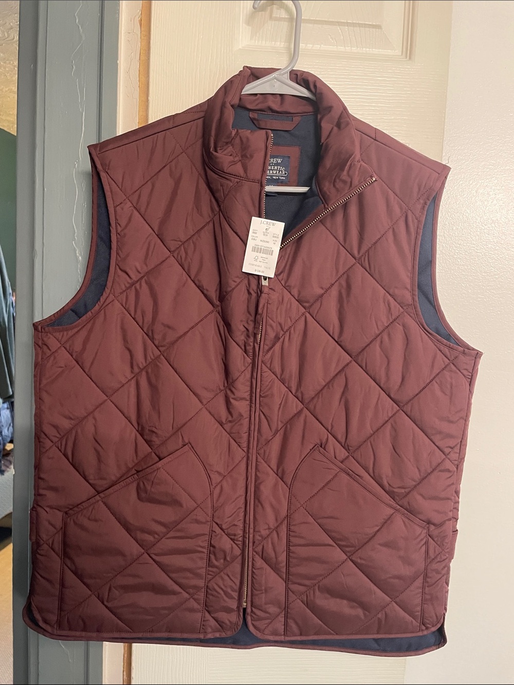 J. Crew Men's Quilted Vest M
